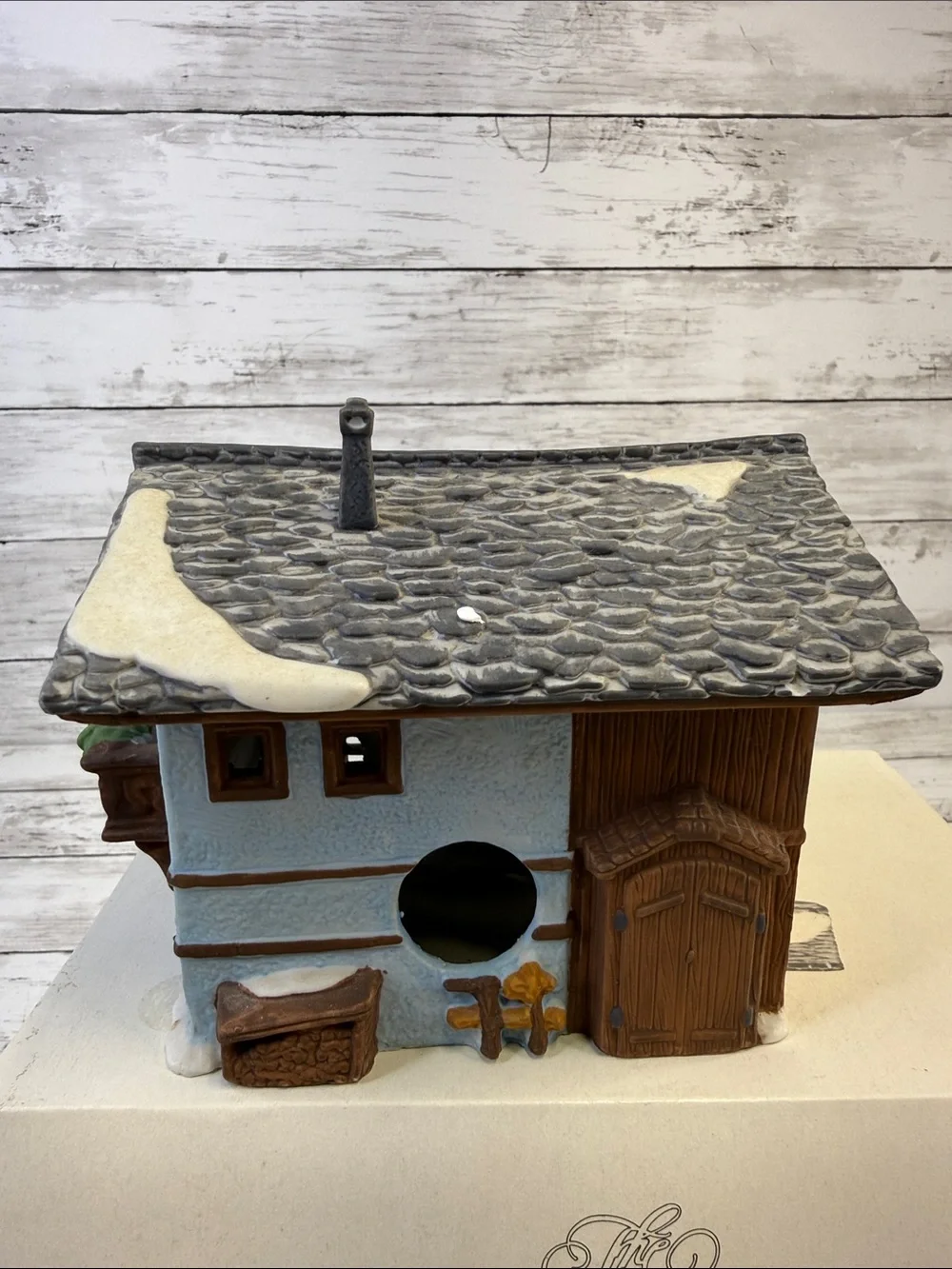 Department 56 MILCH-KASE Alpine Village Series Christmas Village 1986